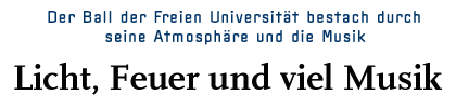[Der Ball der FU bestach durch seine tolle Atmosphäre und die Musik]