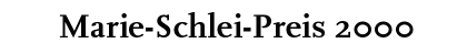 [Marie-Schlei-Preis]