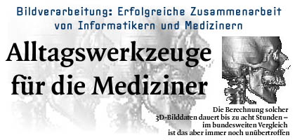 Bildverarbeitung: Erfolgreiche Zusammenarbeit von Informatikern und Medizinern - Alltagswerkzeuge für die Mediziner
