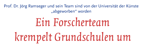 Jörg Ramseger und sein Team von der Universität der kuenste abgeworben