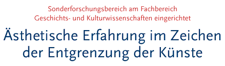 [Sonderforschungsbereich am Fachbereich Geschichts- und Kulturwissenschaften eingerichtet]