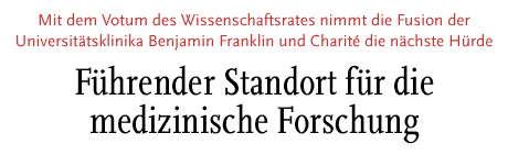 [Führender Standort für die 
medizinische Forschung]