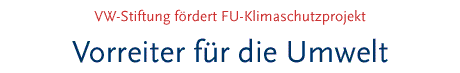 [VW-Stiftung fördert FU-Klimaschutzprojekt]
