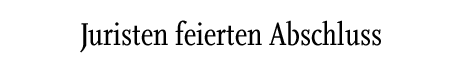 [Juristen feiern Abschluss]