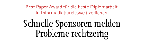 [Best-Paper-Award für die beste Diplomarbeit in Informatik bundesweit verliehen]
