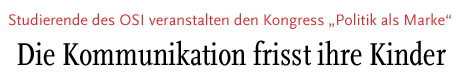 [Kongress "Politik als Marke"]