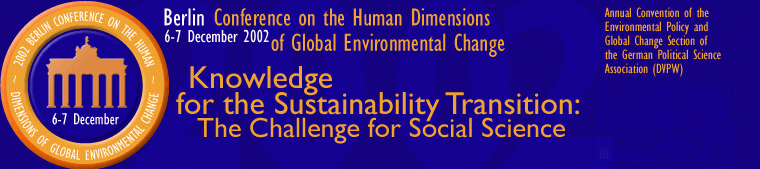 2002 Berlin Conference on the Human Dimensions of Global Environmental Change