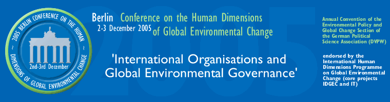 2005 Berlin Conference on the Human Dimensions of Global Environmental Change