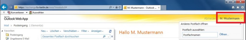 Outlook Web App FU-Berlin