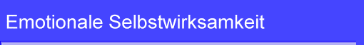 Emotionale Selbstwirksamkeit
