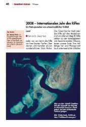 Artikel in der Zeitschrift taucher revue: 2008-Internationales Jahr des Riffes