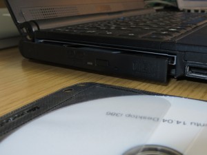 DVD Laufwerk am Laptop