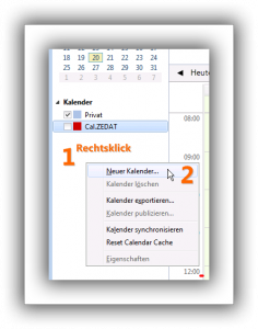 Neuen Kalender anlegen