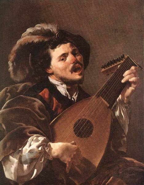 Hendrick Terbrugghen: Lute Player; 1624; The National Gallery, London