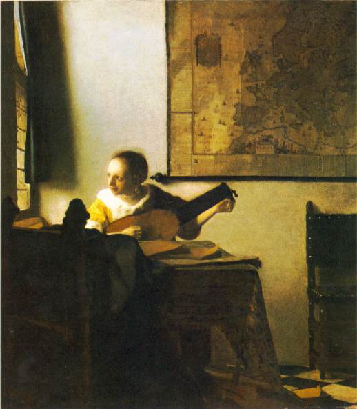 Jan Vermeer van Delft: Woman with a Lute; 1663; The Metropolitan Museum of Art, New York