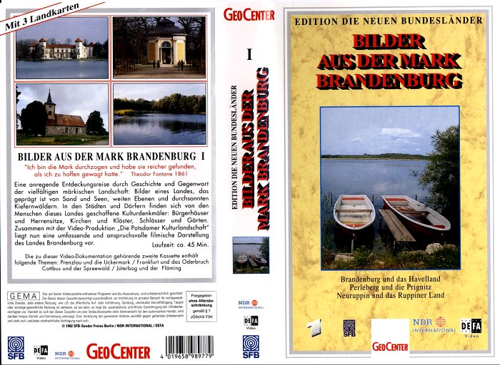 Brandenburg I. Herausgegeben vom Sender Freies Berlin. Berlin: SFB 1992