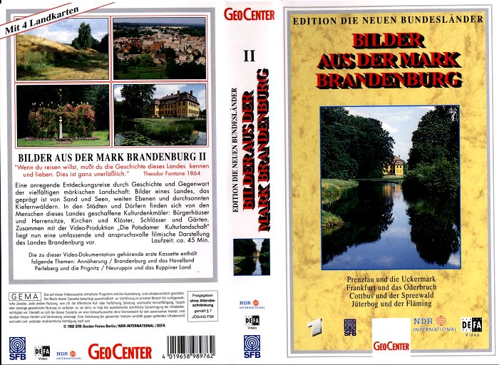 Brandenburg II. Herausgegeben vom Sender Freies Berlin. Berlin: SFB 1992