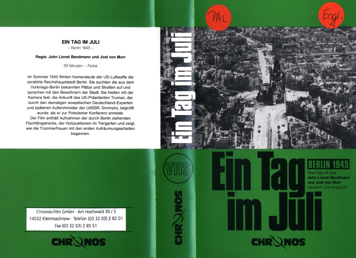 Berlin 45. Ein Tag im Juli.  One Day of July