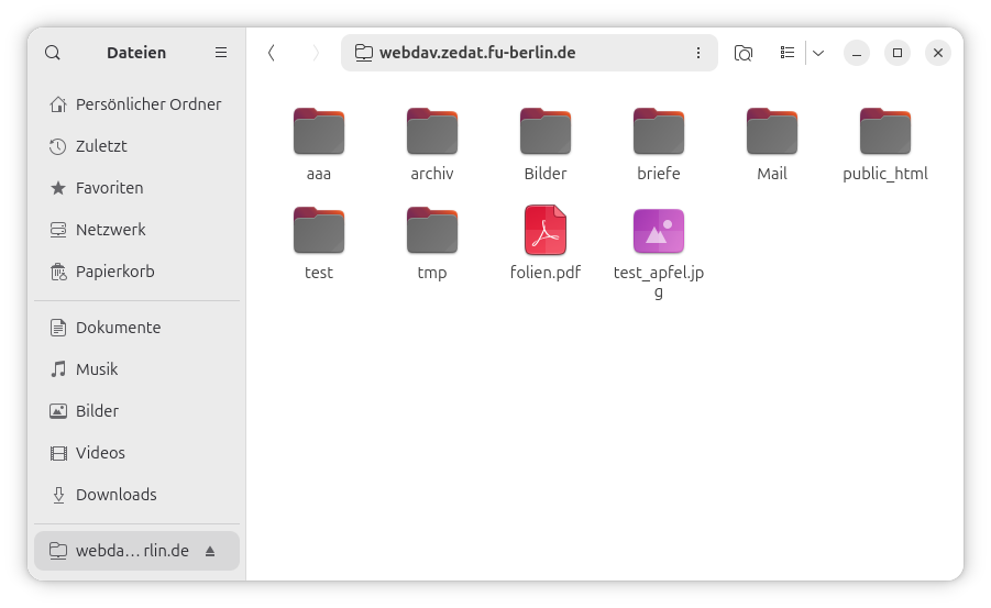 Gnome Dateimanager