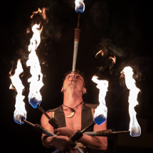 Fire: Juggling torches