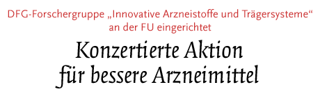 [DFG-Forschergruppe "Innovative Arzneistoffe und Trägersysteme" an der FU eingerichtet]